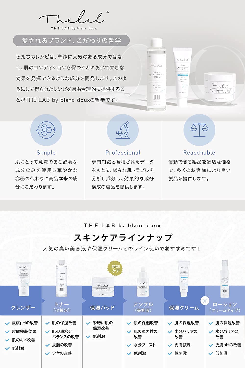 Amazon | THE LAB by blanc doux 保湿クリーム (50ml)【敏感肌 用